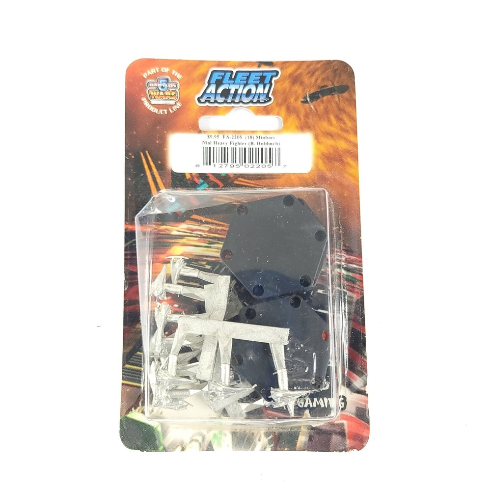 Babylon 5 Wars Fleet Action Minbari Nial Heavy Fighter Miniature FA-2205 NOS